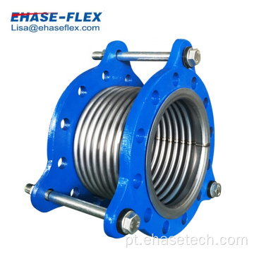 Junta flexível de metal limitada tipo flange